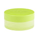 Green container with a lid on a white background