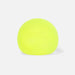 Yellow stress ball on a white background