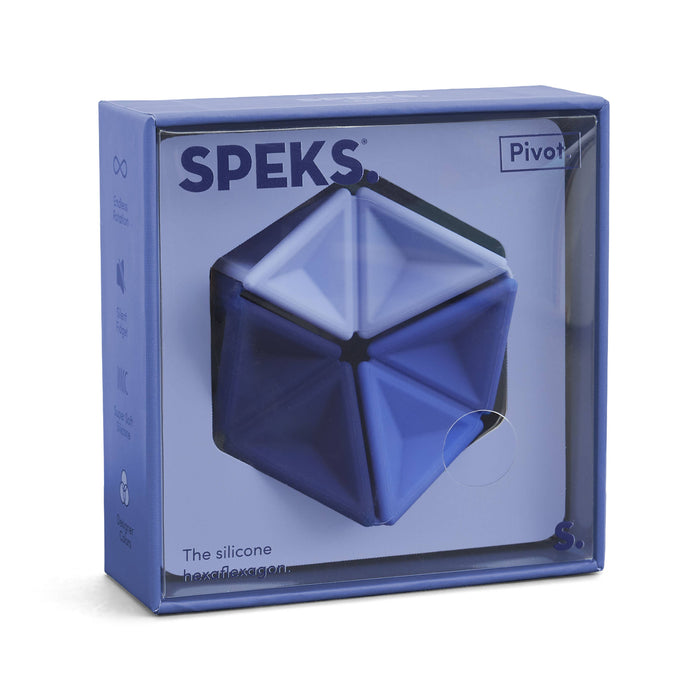 Speks Pivot silicone product in packaging on a white background