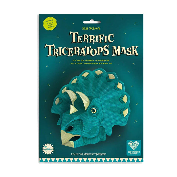Make Your Own - Reversable Terrific Triceratops Mask
