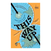Book cover of 'This Way Up' by Mark Cooper-Jones and Jay Foreman, featuring a bold orange and light blue design with world map graphics and large black title text.