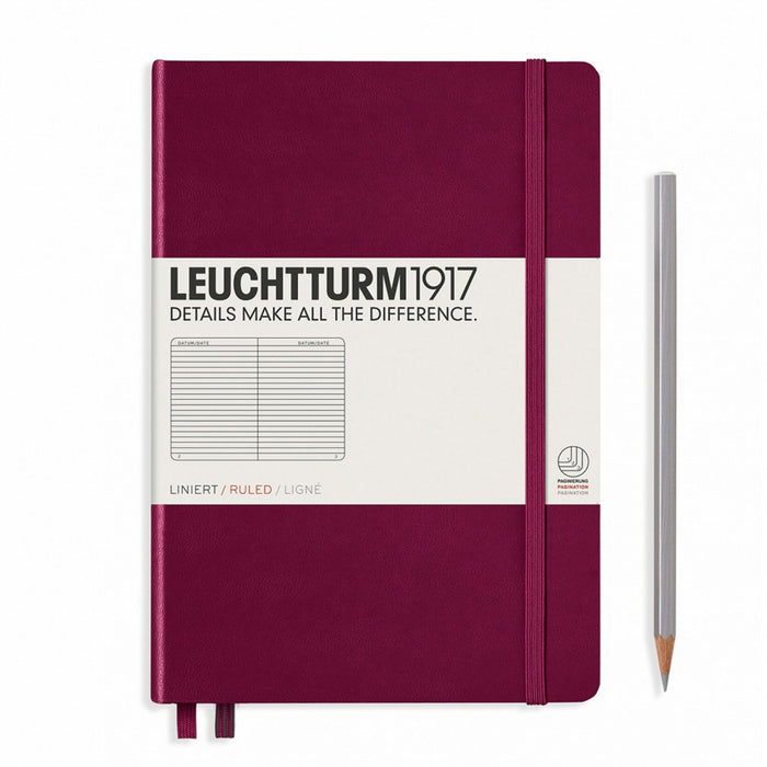 A5 Port Red Ruled - Hardcover Leuchtturm1917 Notebook
