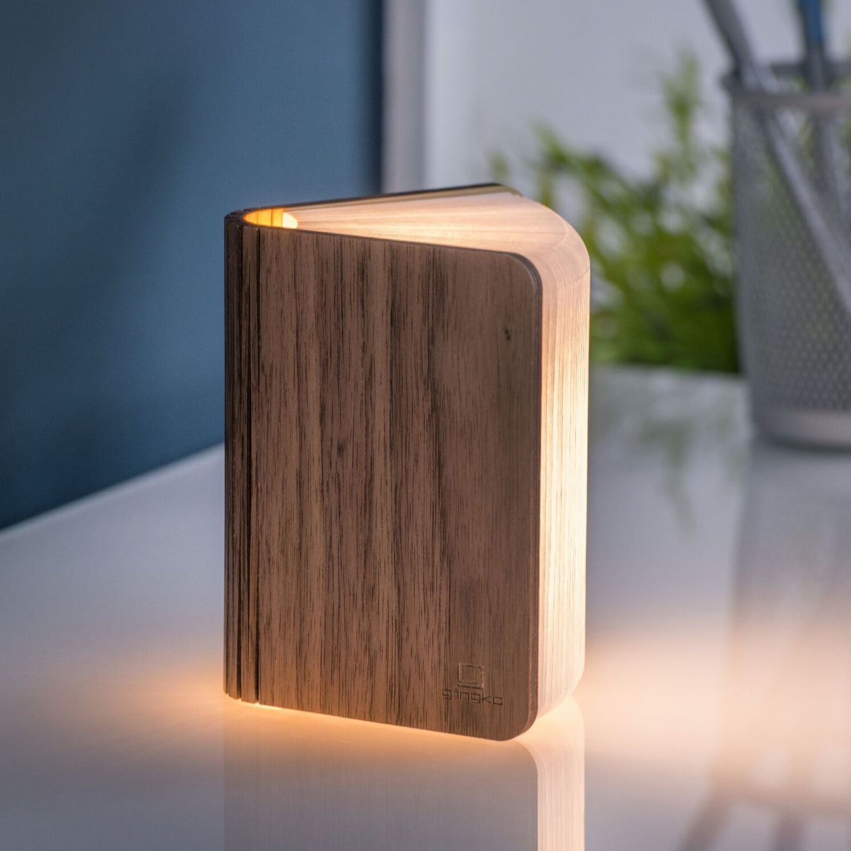 Rechargeable Book-Shaped Lamp | Portable Lighting — designist