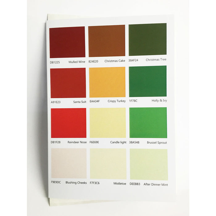 Christmas Colour Swatches