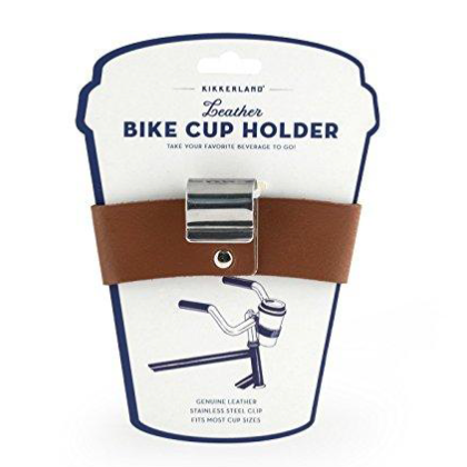 Leather Bike Cup Holder