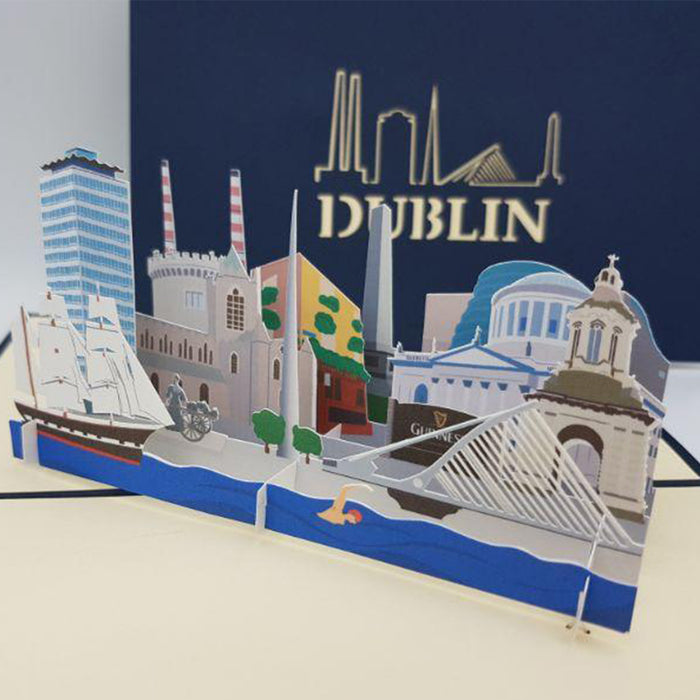 Dublin City Pop Up Card