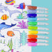 Erasable Silicone Felt Tip Markers - box of 10