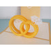 Gold Rings Pop Up Card