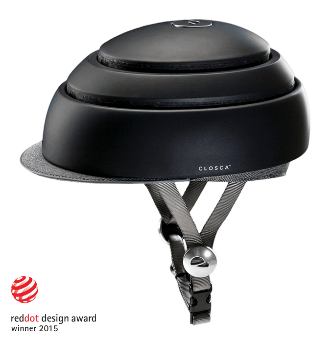 Closca Classic Foldable Bike Helmet - black -small