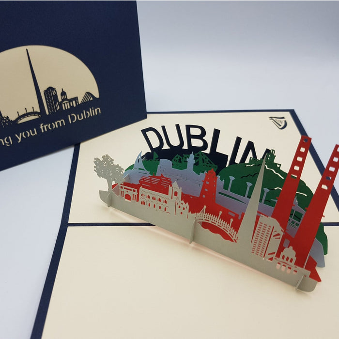 Missing You From Dublin: Pop Up Card