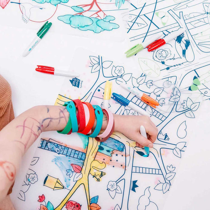 Reusable Colouring Placemat - Magic Tree