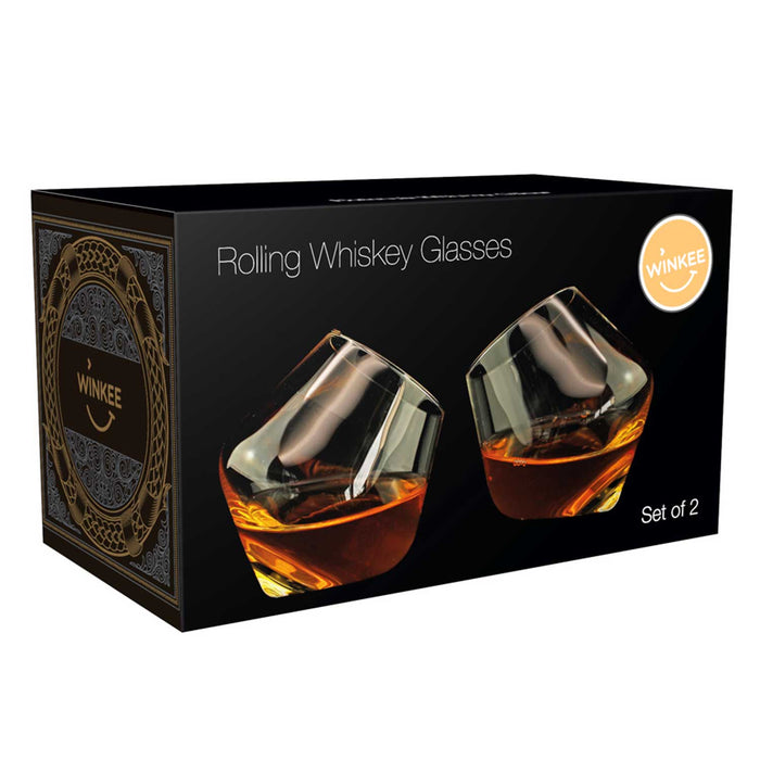 Rolling Whiskey Glasses