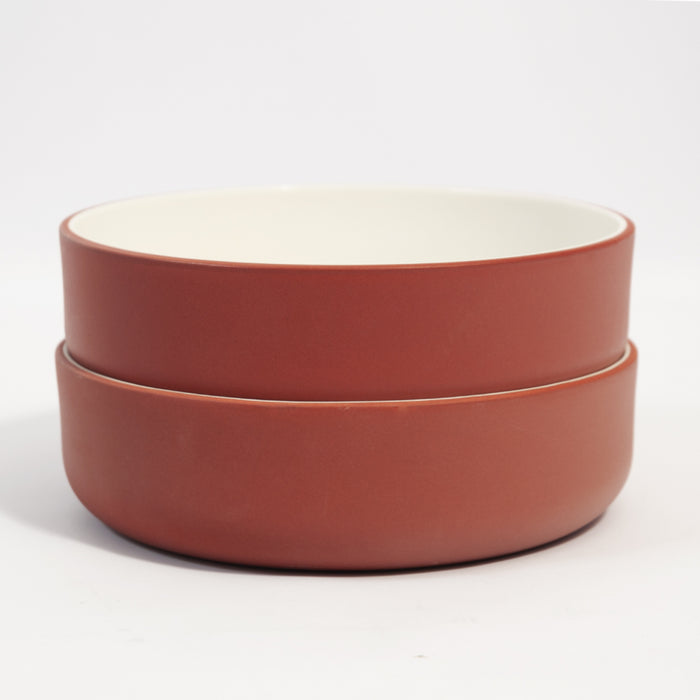 Set of 2 Terracotta Bowls