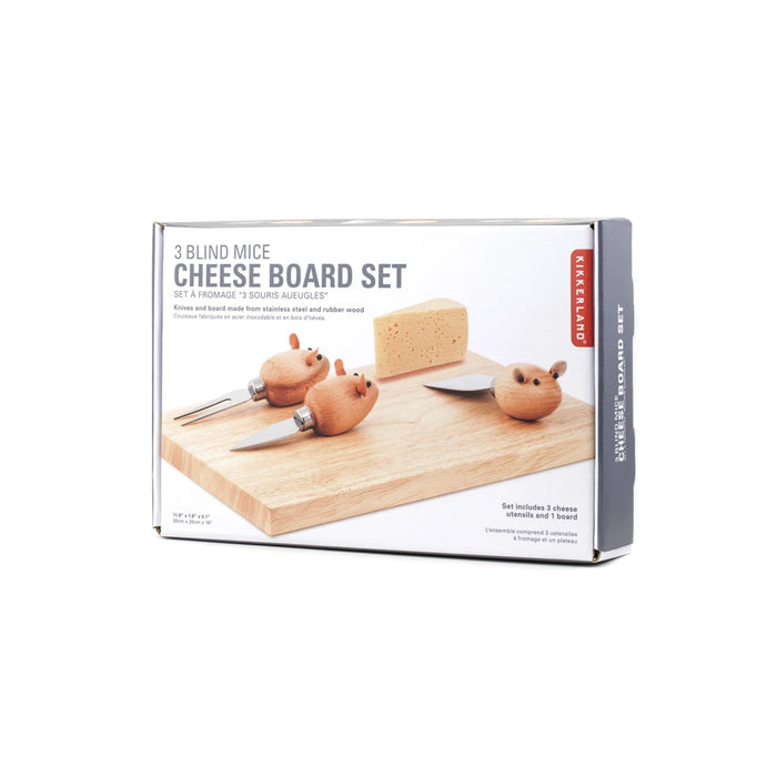 Cheese Board and Mouse Knives