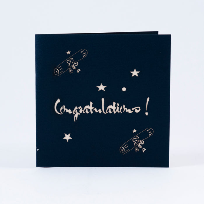Congratulations! Graduation Hat Pop Up Card