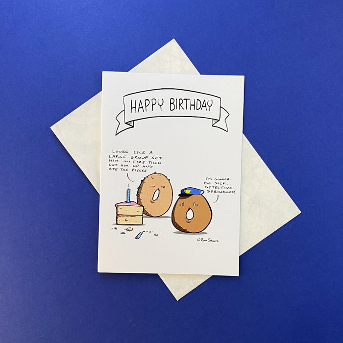 donut detectives will solve the case of the eaten cake - a cake by rob stears