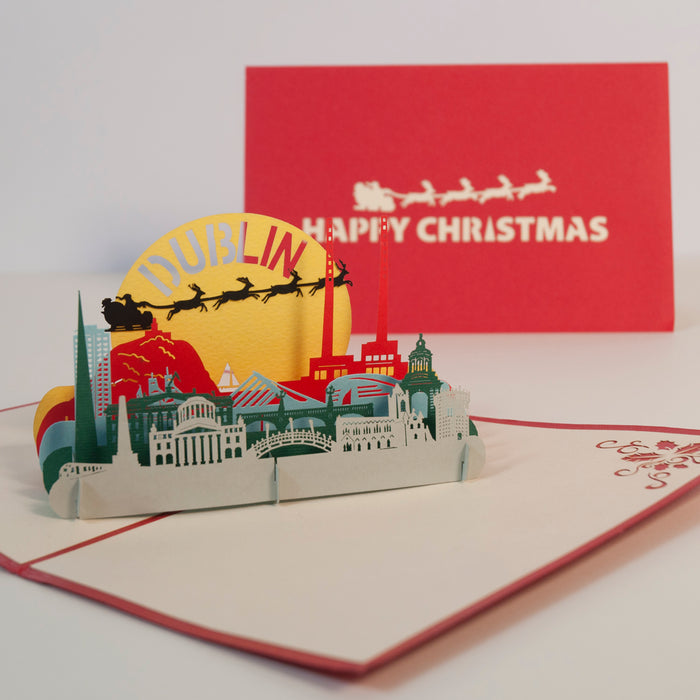 Christmas in Dublin Pop Up Card