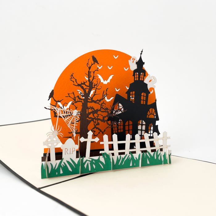 Haunted House Pop Up Card