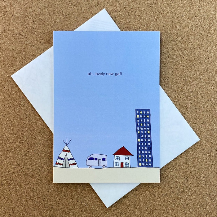 ah, lovely new gaff greeting card