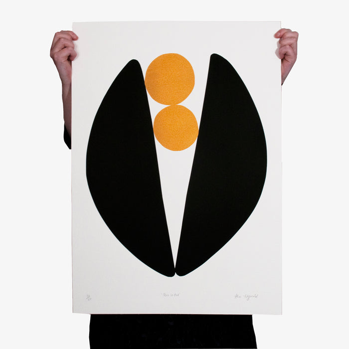 Peas in a Pod Screenprint - Unframed - by Alice Fitzgerald