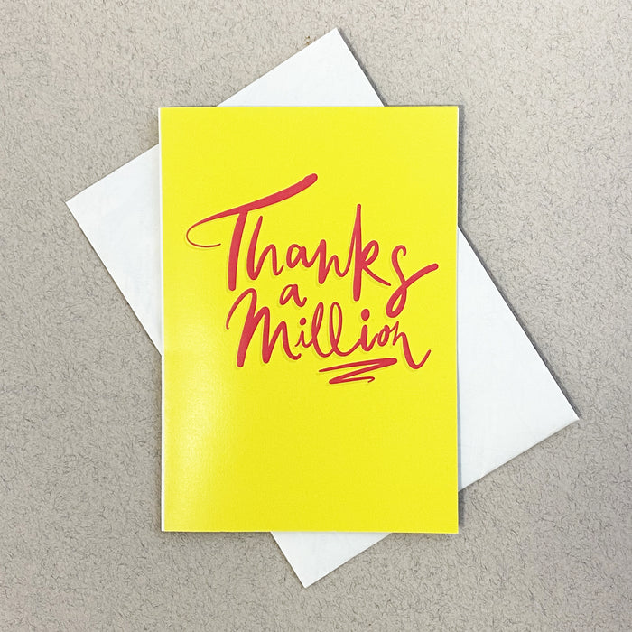 Thanks a million - yellow