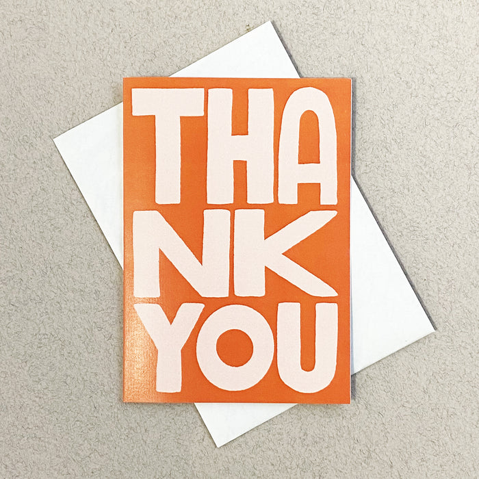 Thank You - red & pink