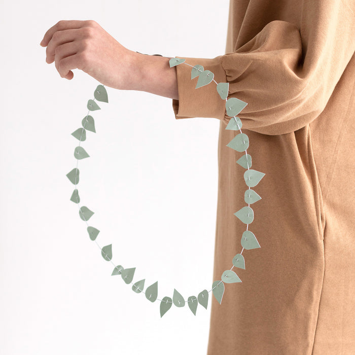 Twig Leaves Garland - Sage