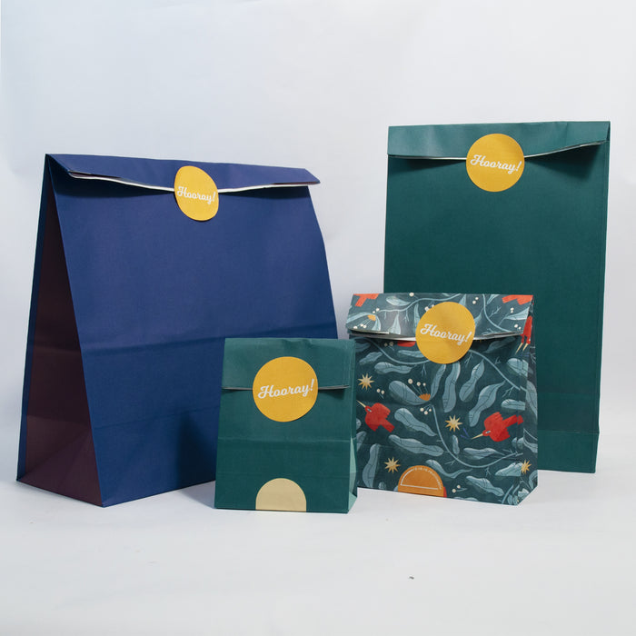 Small Zero Waste Gift Bags - Deep Navy